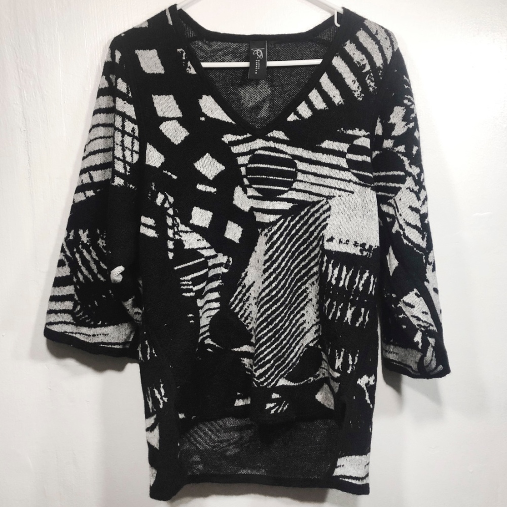 Zero + Maria Cornejo Saban Sweater M Abstract